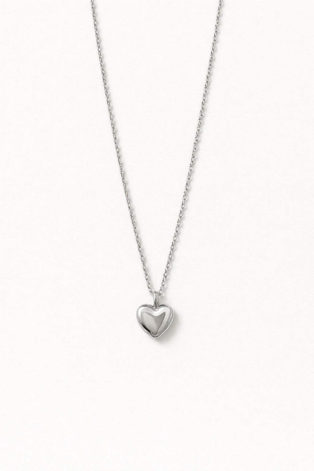 Stainless Steel Silver Heart Necklace – stainless steel necklace