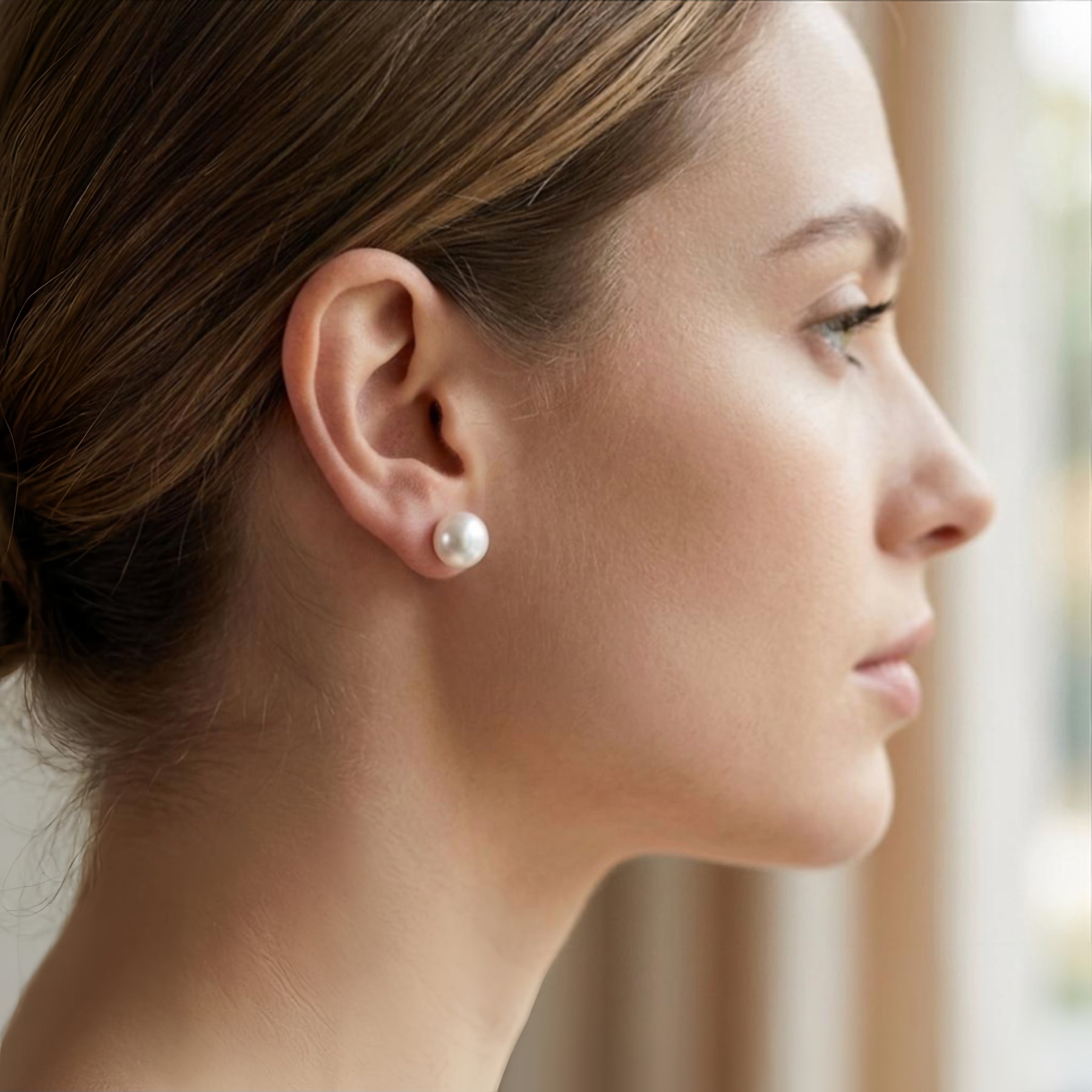 Everyday Pearl Stud Earrings – pearl earrings