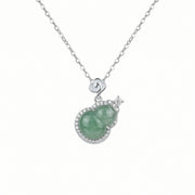 Jadeite Hulu Gourd Cloud Necklace – jade necklace