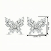 Marquise Butterfly Stud Earrings – sterling silver earrings