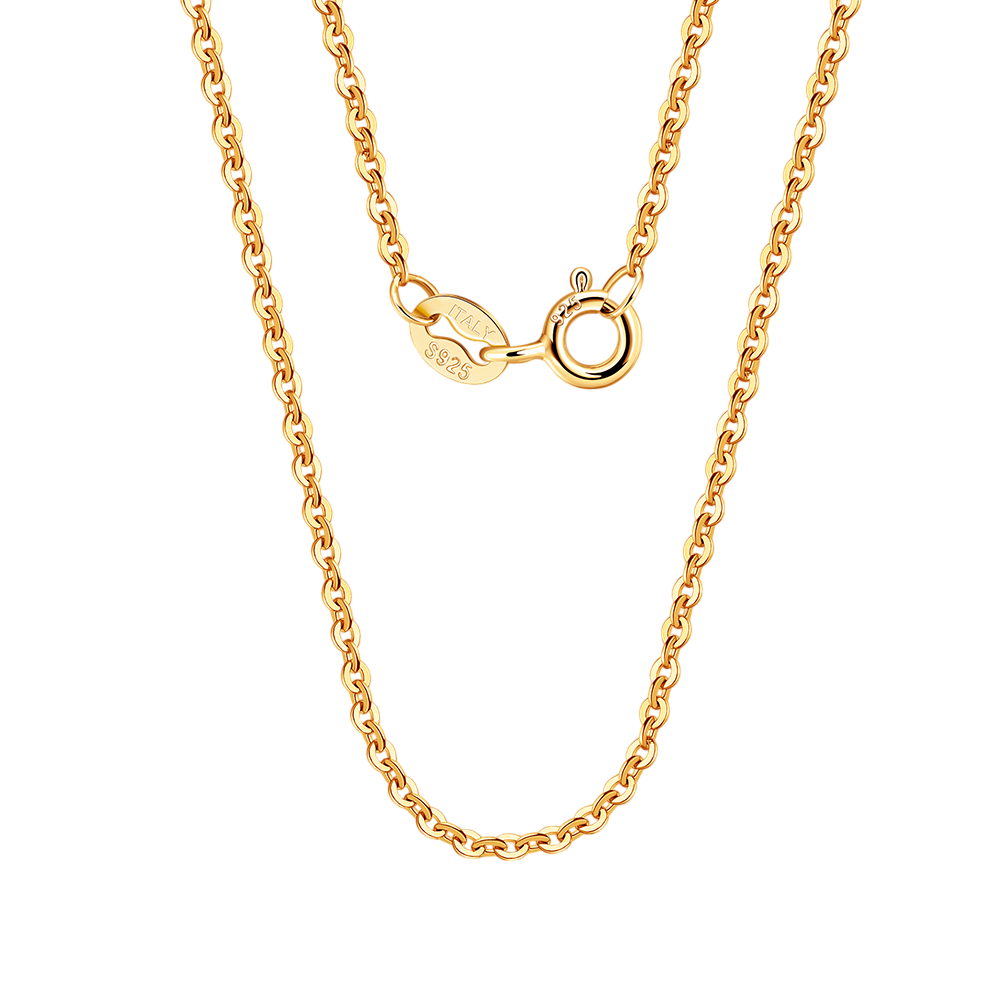 Italian Rope Chain Necklace – sterling silver necklace