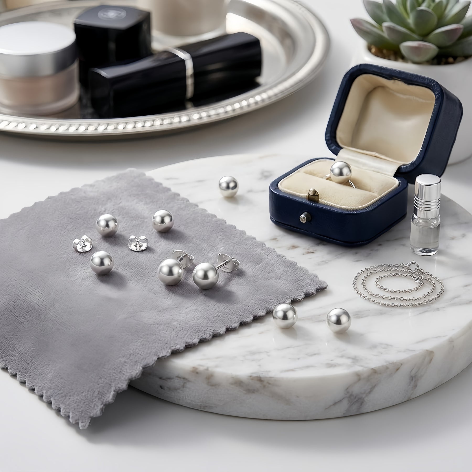 Classic Pearl Stud Earrings – pearl earrings