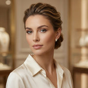 Parallel Bar Baguette Stud Earrings – sterling silver earrings