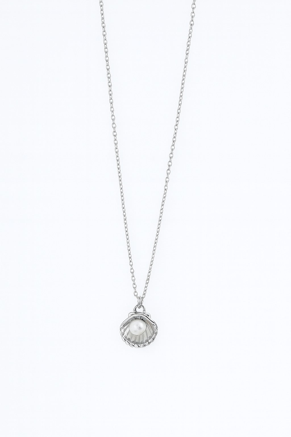 Stainless Steel Silver Oyster Necklace – stainless steel necklace