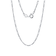 Durable Italian Figaro Chain Necklace – sterling silver necklace