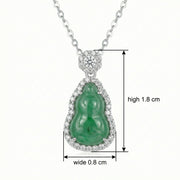 Jadeite Gourd Pendant Necklace – jade necklace