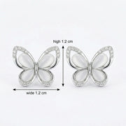 Mother-of-Pearl Butterfly Studs – mother-of-pearl earrings