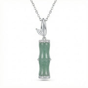 Bamboo Leaf Jade Pendant Necklace – jade necklace