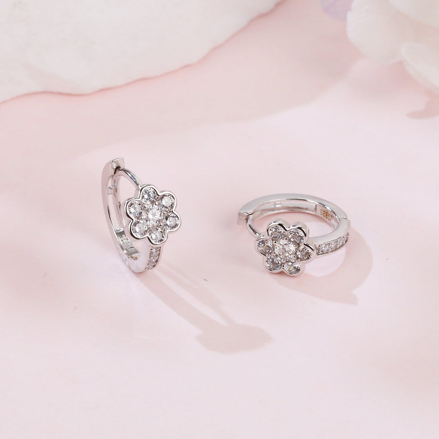 Luxury Floral Sparkling stone Earrings – sparkling stone earrings