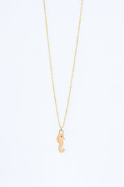 Stainless Steel Enamel Seahorse Necklace – stainless steel necklace