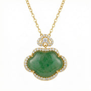 Jade Ruyi Longevity Lock Necklace – jade necklace