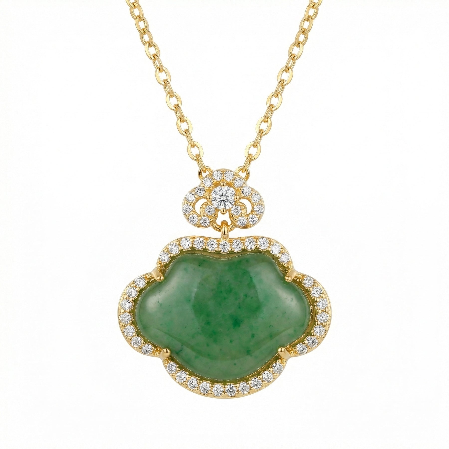 Jade Ruyi Longevity Lock Necklace – jade necklace