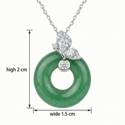 Jadeite Pi Disc Butterfly Necklace – jade necklace
