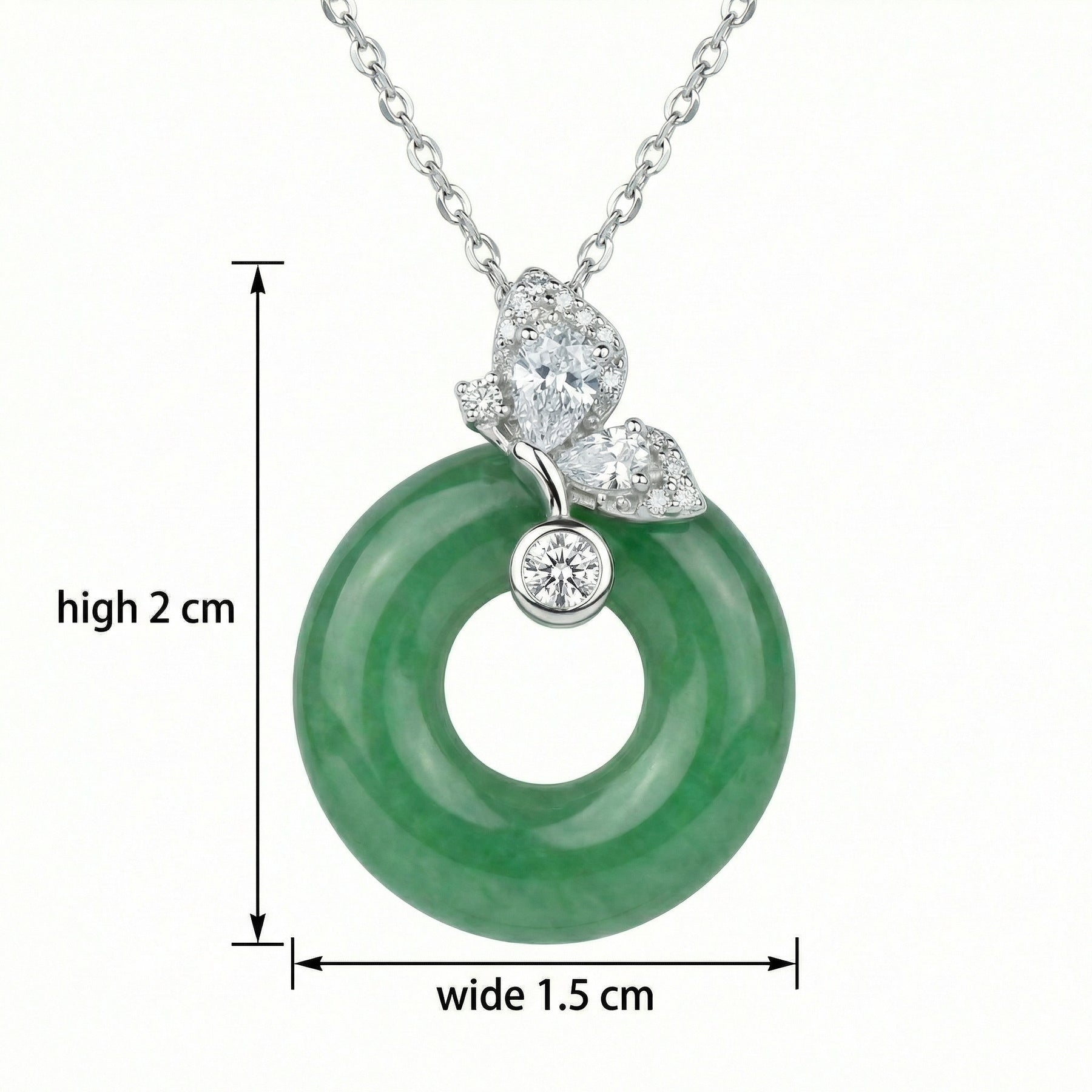 Jadeite Pi Disc Butterfly Necklace – jade necklace