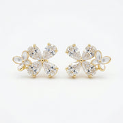 Butterfly Blossom Stud Earrings – mother-of-pearl earrings