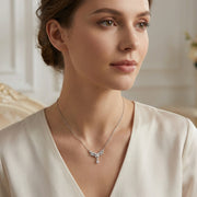 Floral Mother-of-Pearl Pendant Necklace – mother-of-pearl necklace