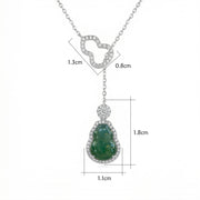 Green Jade Laughing Buddha Necklace – jade necklace