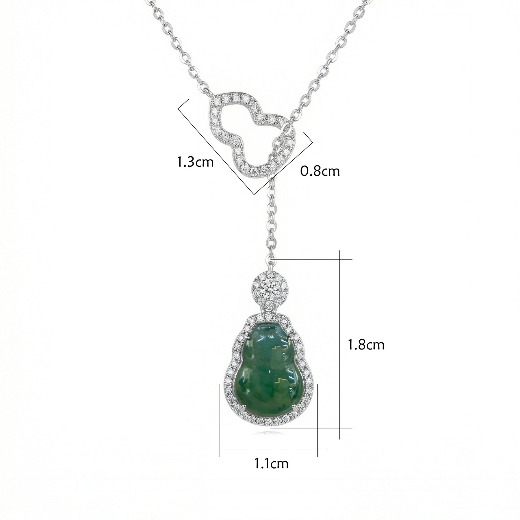 Green Jade Laughing Buddha Necklace – jade necklace