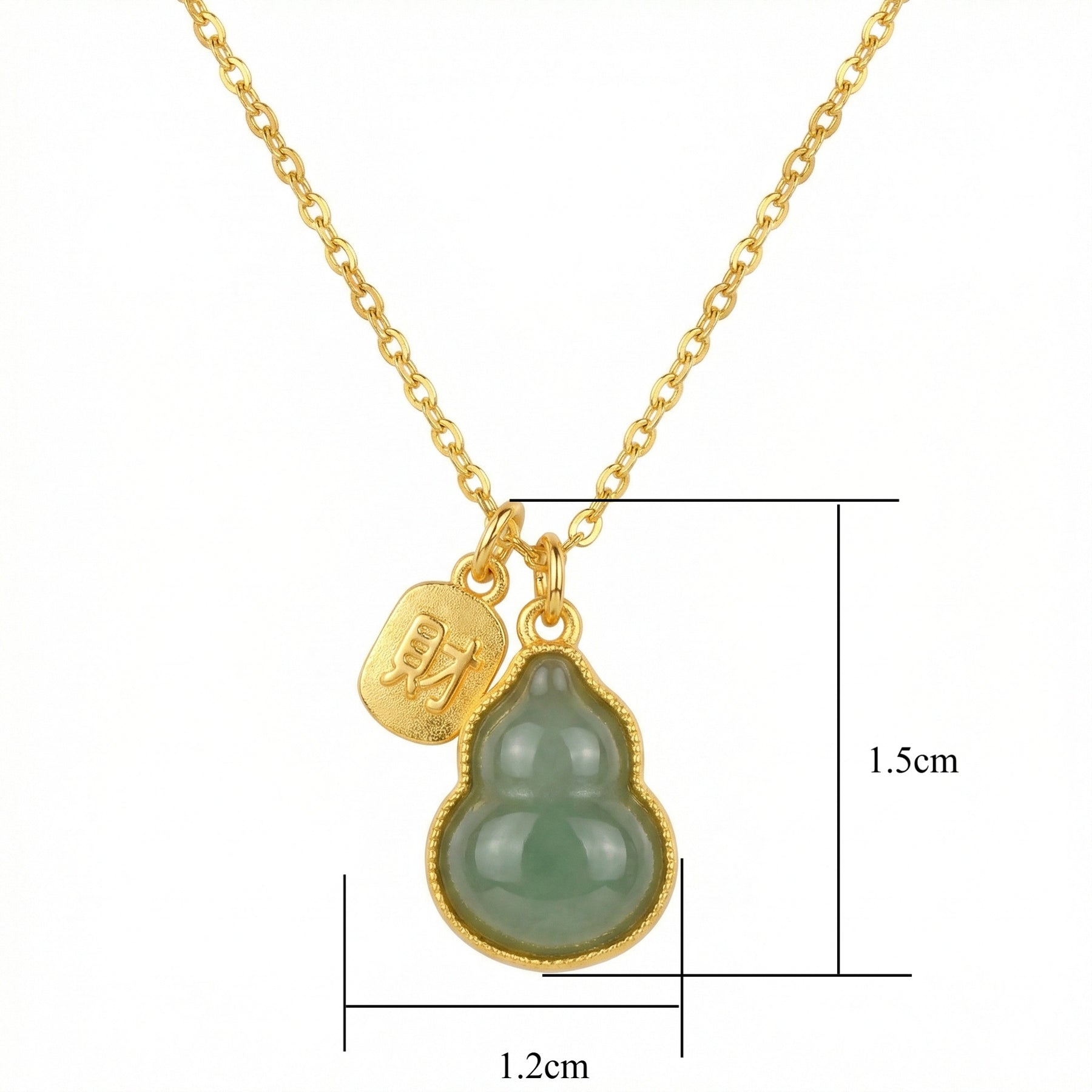 Jade Hulu Gourd Fortune Necklace – jade necklace